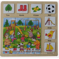 Jouets éducatifs en bois en bois de puzzle (34772)